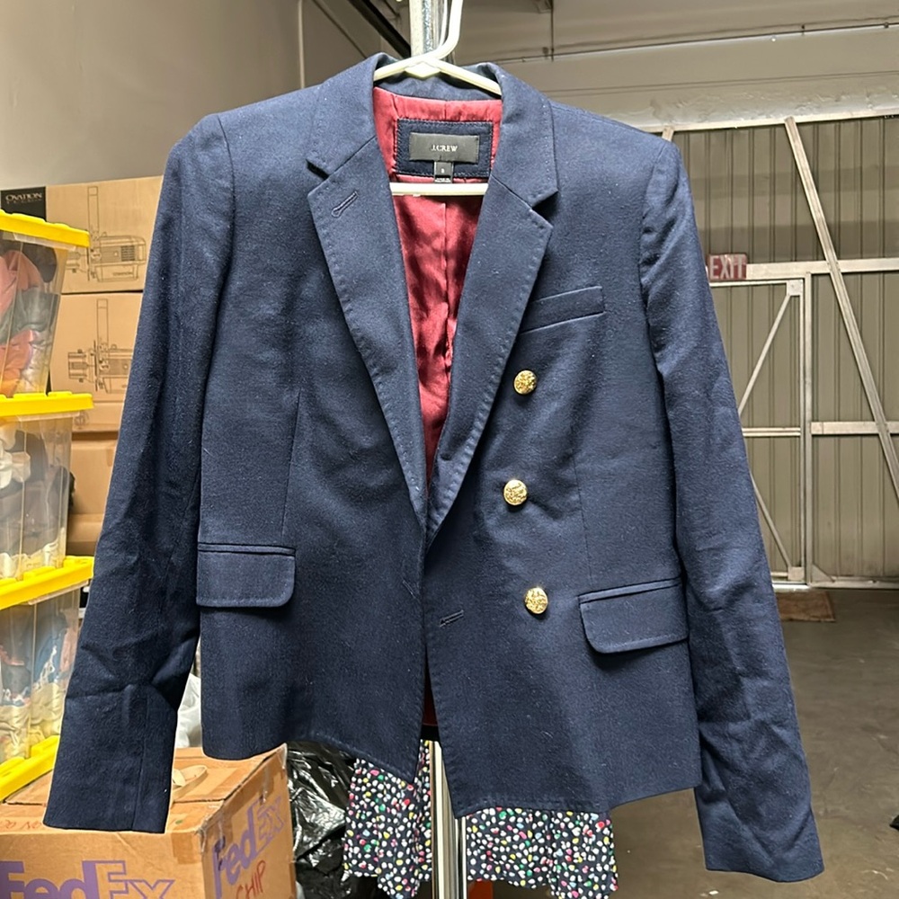 J.Crew size 2 navy blazer